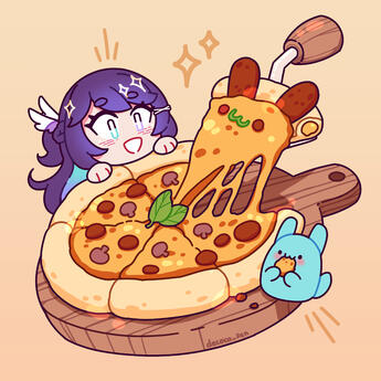 Pizza with Extra Cheese Pizza with Extra Cheese